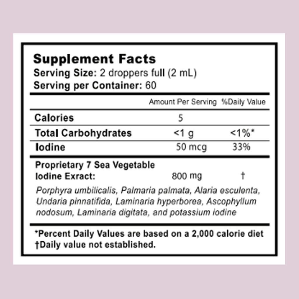 PURE VITALITY 7 Sea Vegetables