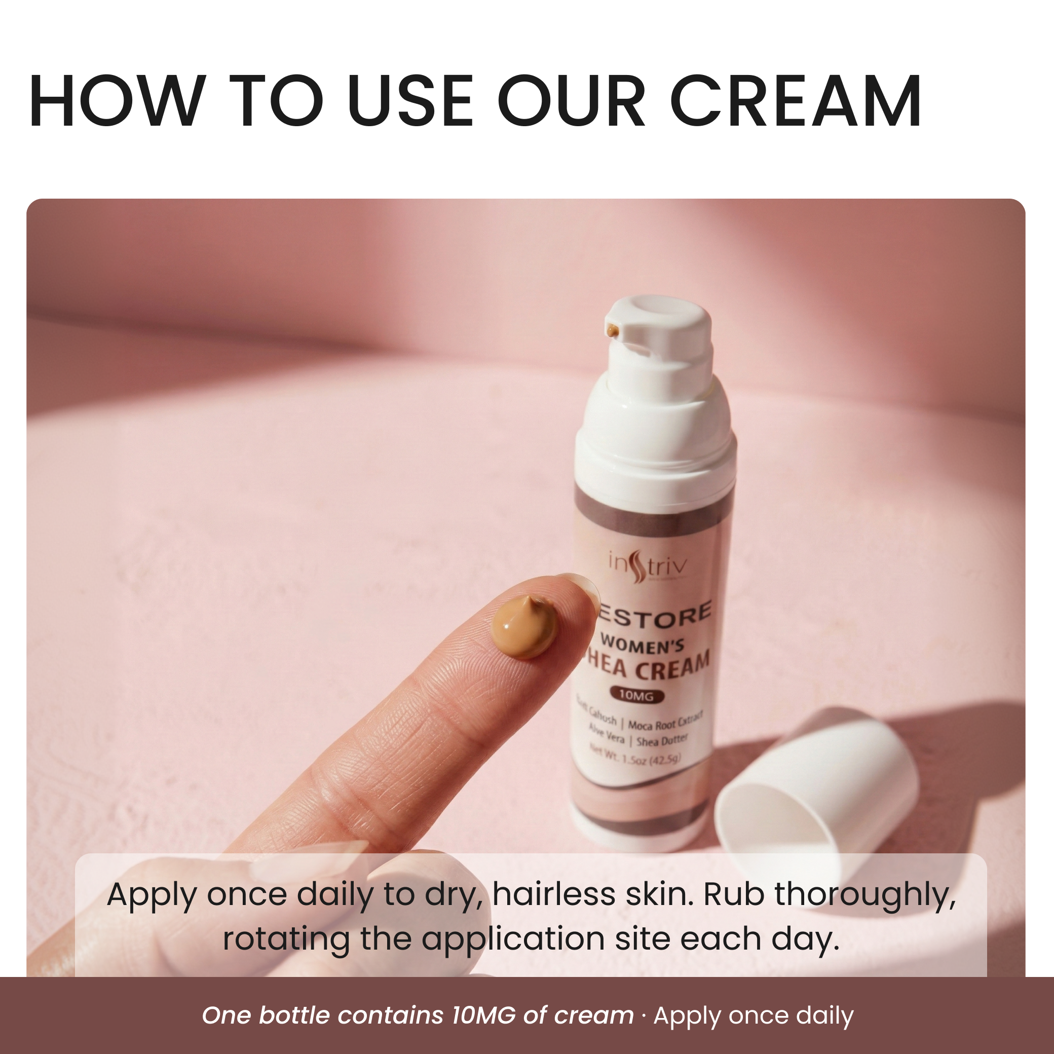inStriv Restore Women’s DHEA Cream