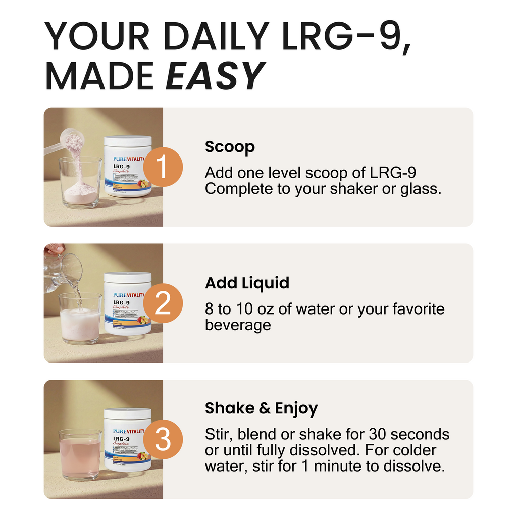 PURE VITALITY LRG-9 (Peach Lemonade)
