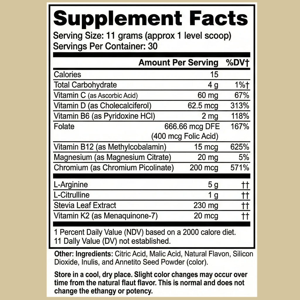 PURE VITALITY LRG-9 (Peach Lemonade)