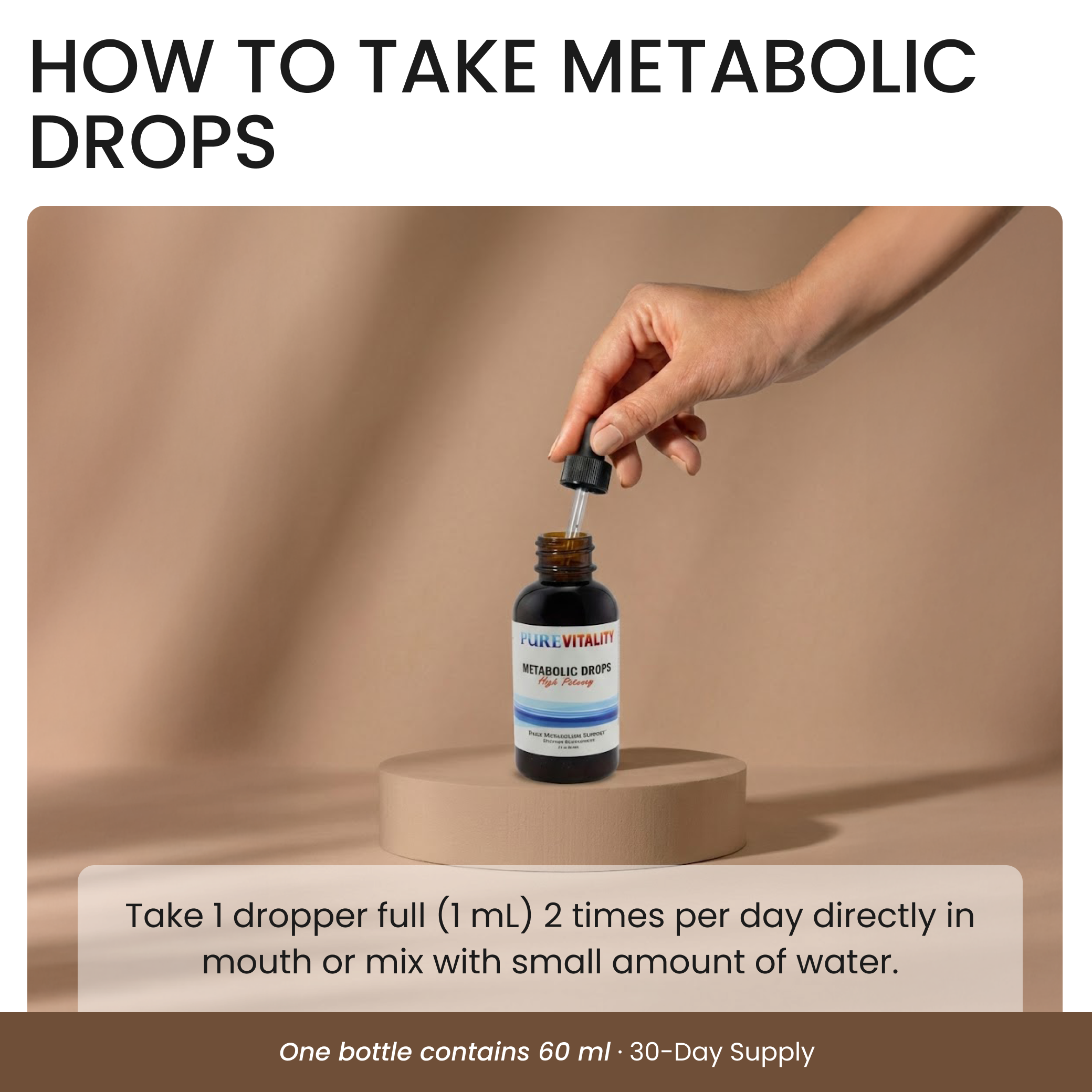 PURE VITALITY Metabolic Drops