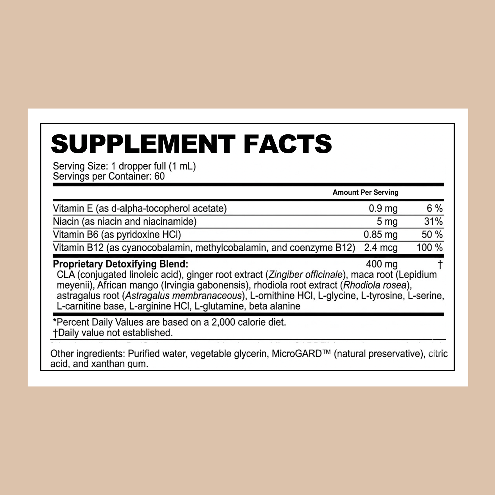 PURE VITALITY Metabolic Drops