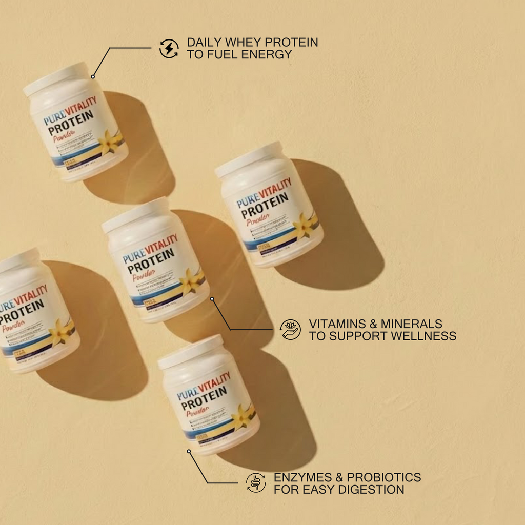PURE VITALITY Whey Protein Shake – Vanilla