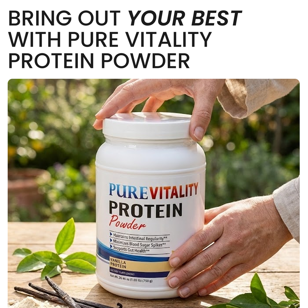 PURE VITALITY Whey Protein Shake – Vanilla